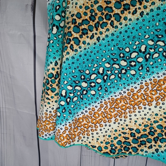 Swimmart Stylish Multicolor Animal Print Women's Bathing Suit - Picture 4 of 9